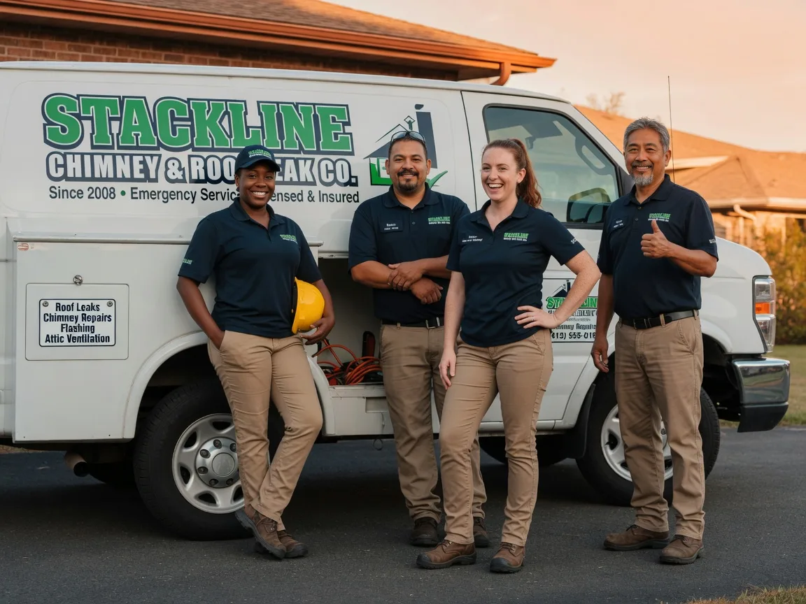 Chimney flashing repair company in Vinton, VA